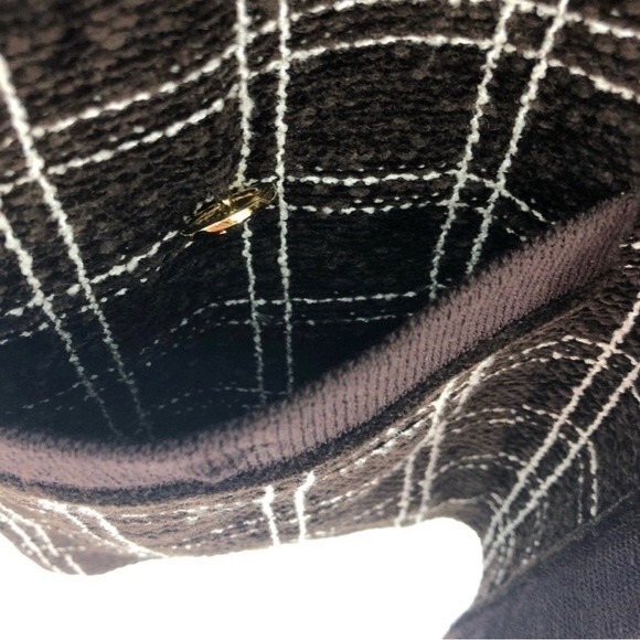 St. John Brown and Tan Square Button Down Cardigan - Picture 10 of 11